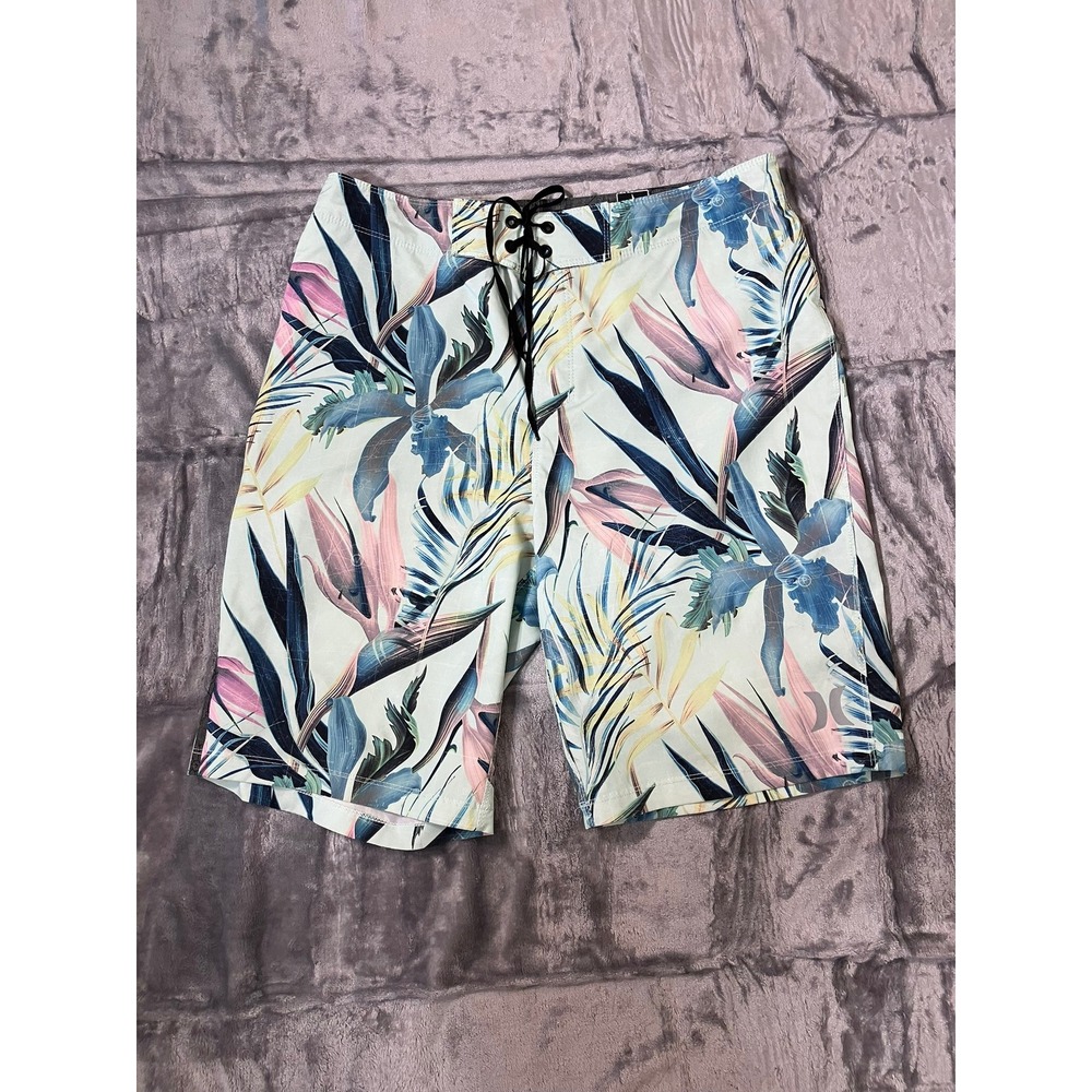 Hurley Phantom JF John John Florence Board Shorts Men's 30 Tropical Floral Surf